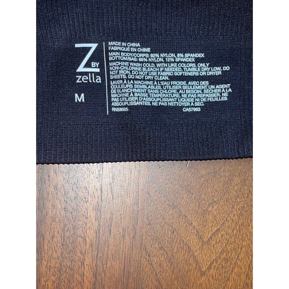 Zella Ribbed Seamless Longline Sports Bralette in Black S M New Nwt Women's - Picture 4 of 6